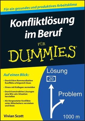 Book cover for Konfliktlösung im Beruf für Dummies