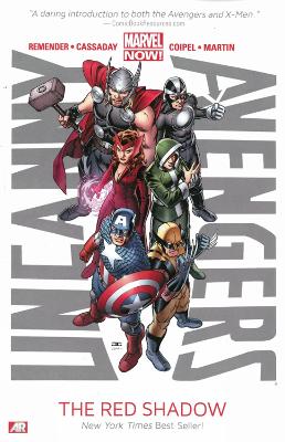 Book cover for Uncanny Avengers Volume 1: The Red Shadow (Marvel Now)