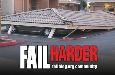 Book cover for Fail Harder