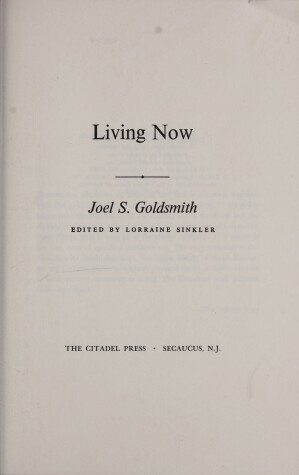 Book cover for Living Now