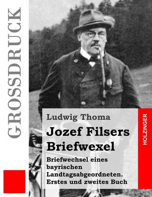 Book cover for Jozef Filsers Briefwexel (Grossdruck)