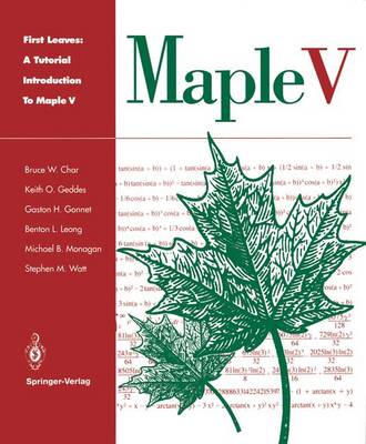 Book cover for First Leaves: a Tutorial Introduction to Maple V