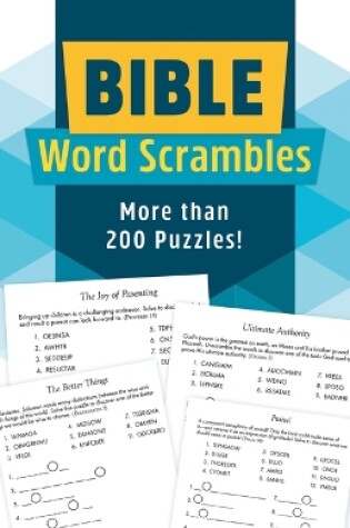 Cover of Bible Word Scrambles