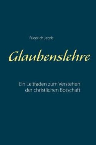 Cover of Glaubenslehre