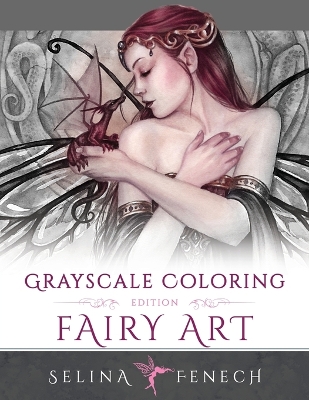 Book cover for Fairy Art - Grayscale Coloring Edition