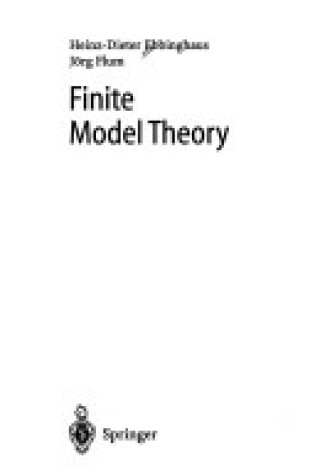 Cover of Finite Model Theory