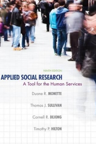 Cover of Applied Social Research : A Tool for the Human Services