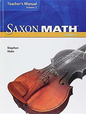 Cover of Saxon Math Course 3