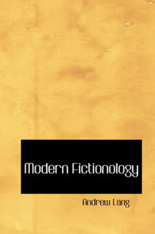 Cover of Modern Fictionology