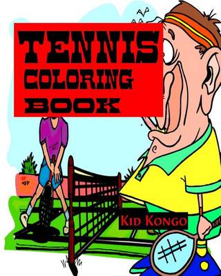 Book cover for Tennis Coloring Book