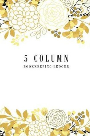 Cover of 5 Column Bookkeeping Ledger