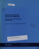Book cover for Advanced Airframe Structural Materials