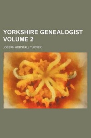 Cover of Yorkshire Genealogist Volume 2