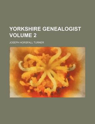 Book cover for Yorkshire Genealogist Volume 2