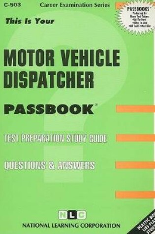 Cover of Motor Vehicle Dispatcher