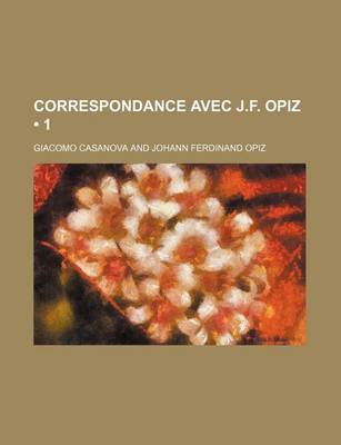 Book cover for Correspondance Avec J.F. Opiz (1)