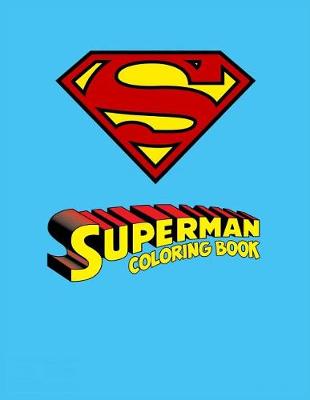 Book cover for Superman Coloring Book