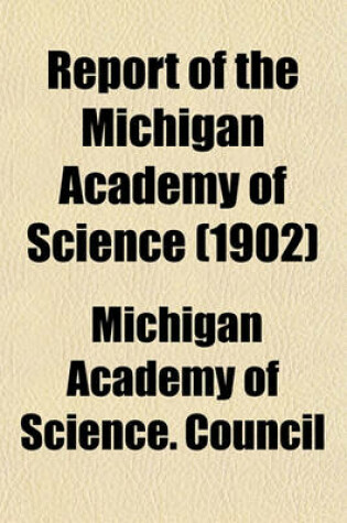 Cover of Report of the Michigan Academy of Science (1902)