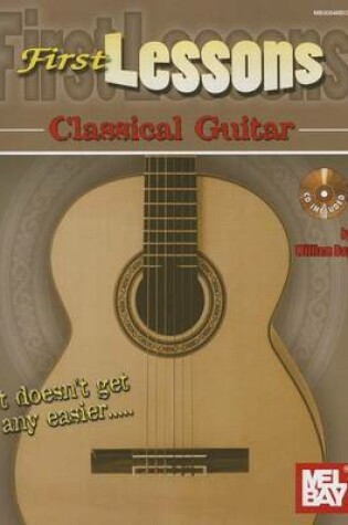 Cover of First Lessons Classical Guitar