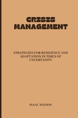 Cover of Crisis Management