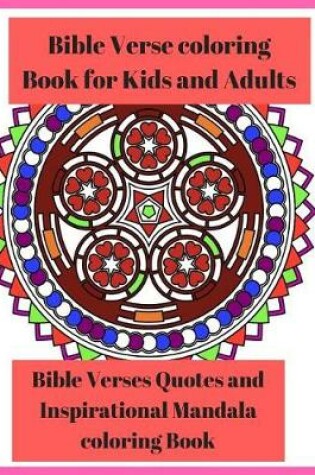 Cover of Bible Verse Coloring Book for Kids and Adults