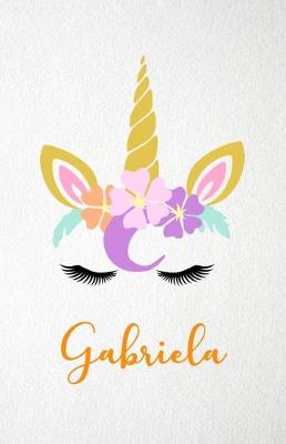 Book cover for Gabriela A5 Lined Notebook 110 Pages