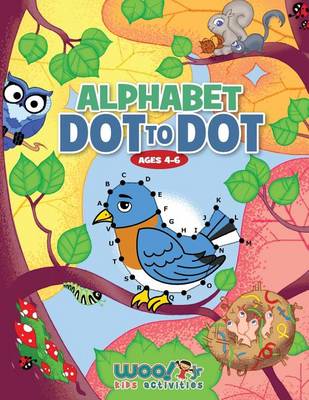 Book cover for Alphabet Dot to Dot Ages 4-6