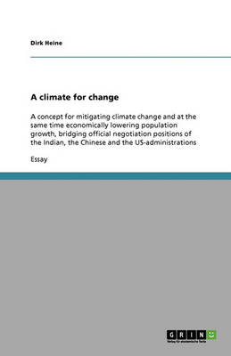 Book cover for A Climate for Change