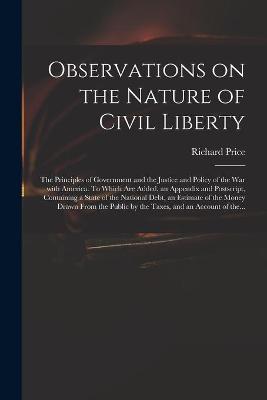 Book cover for Observations on the Nature of Civil Liberty