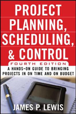 Book cover for Project Planning, Scheduling & Control, 4E