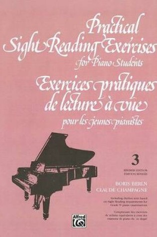 Cover of Sight Reading Exercises for Piano Students-Bk 3