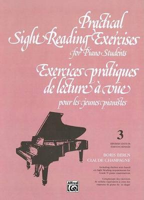 Book cover for Sight Reading Exercises for Piano Students-Bk 3