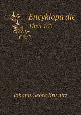 Book cover for Encyklopa&#776;die Theil 163