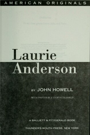 Cover of Laurie Anderson