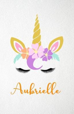 Book cover for Aubrielle A5 Lined Notebook 110 Pages