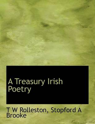 Book cover for A Treasury Irish Poetry