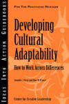 Book cover for Developing Cultural Adaptability