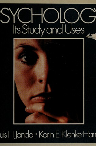 Cover of Psychology, Its Study and Uses