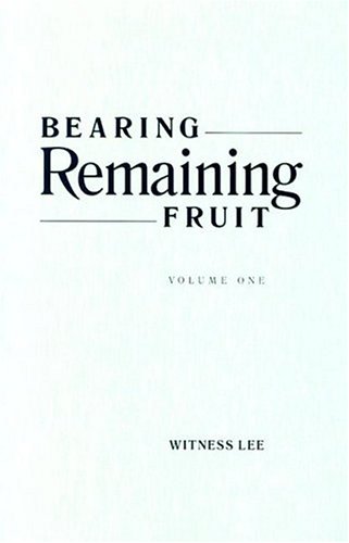 Book cover for Bearing Remaining Fruit