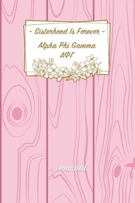 Book cover for Sisterhood Journal Alpha Phi Gamma