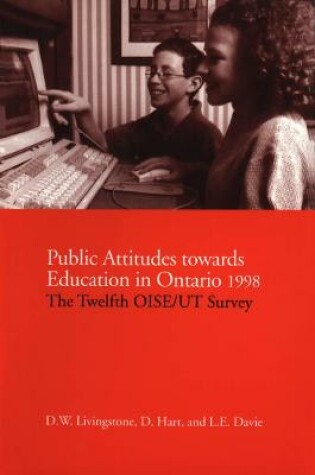 Cover of Public Attitudes Towards Education in Ontario 1998