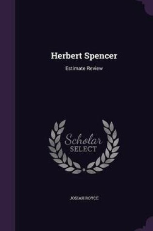 Cover of Herbert Spencer
