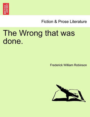 Book cover for The Wrong That Was Done.