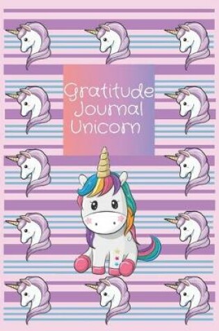 Cover of Gratitude journal Unicorn