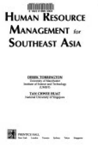 Cover of Human Resource Management for Southeast Asia