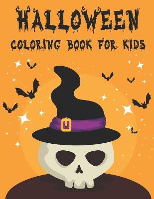 Book cover for Halloween Coloring Book for Kids