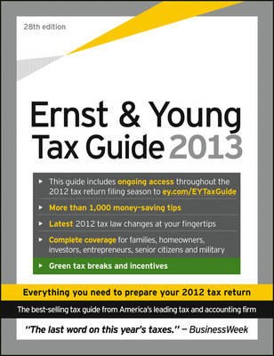 Book cover for Ernst & Young Tax Guide 2013