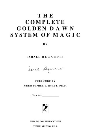 Cover of Complete Golden Dawn System of Magic