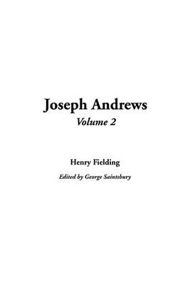 Book cover for Joseph Andrews, V2