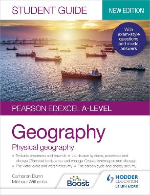 Book cover for Pearson Edexcel A-level Geography Student Guide 1: Physical Geography